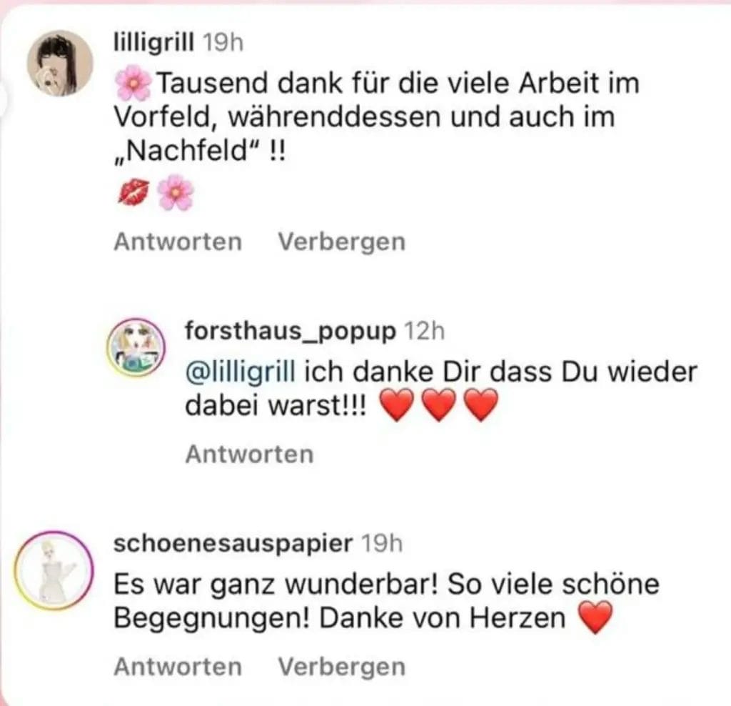 Forsthaus Pop-up – Stimmen unserer Aussteller