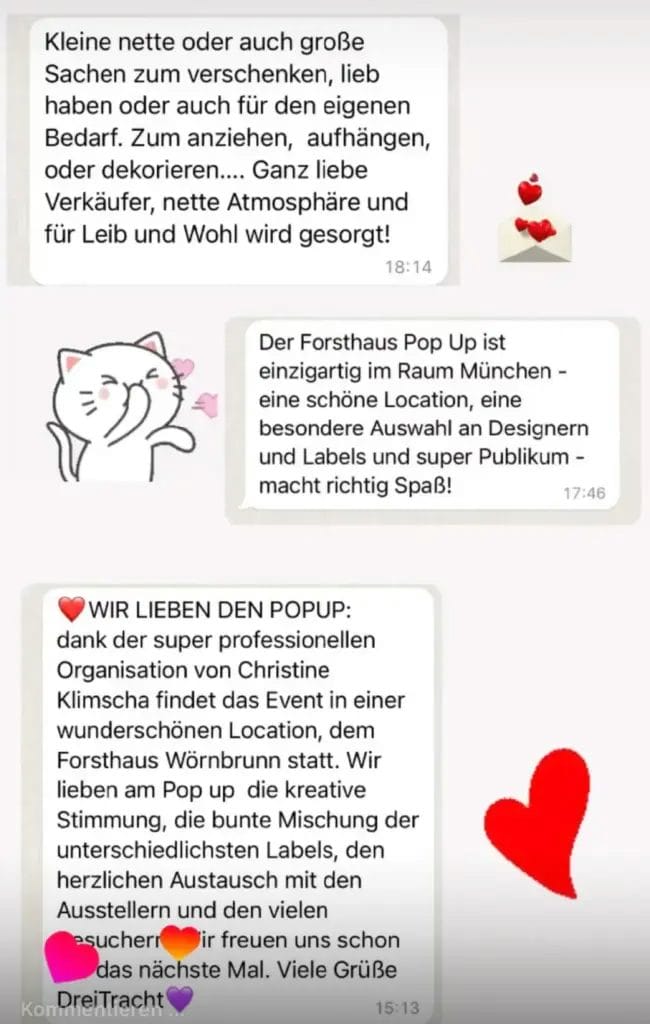 Forsthaus Pop-up – Stimmen unserer Aussteller
